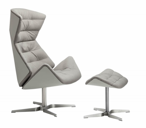 Lounge Sessel 808 "Island" mit Hocker