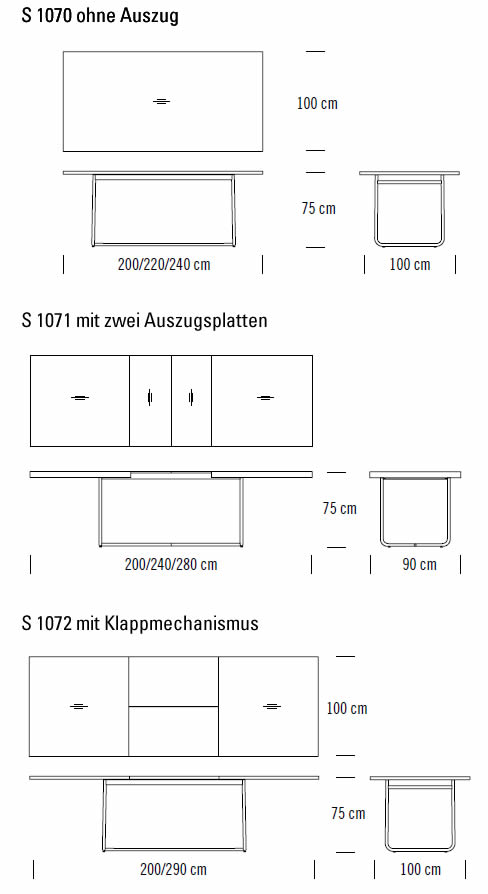 thonet-s-1070-1071-1072-abmessungen