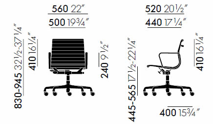 vitra-aluminium-chair-ea-118-abmessungen