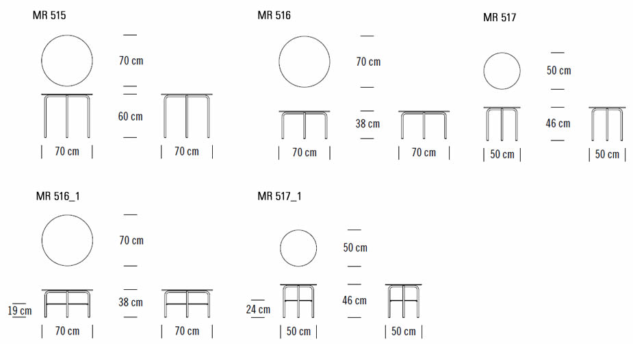 thonet-mr-515-beistelltisch-abmessungen