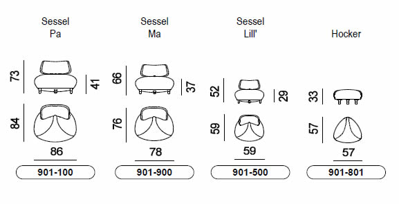leolux-pallone-sessel-abmessungen