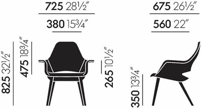 vitra-organic-chair-abmessungen