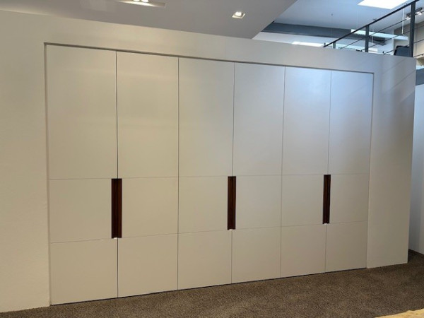 Schrankwand Weiß Mattlack TEBS-L04 Ausstellungsstück