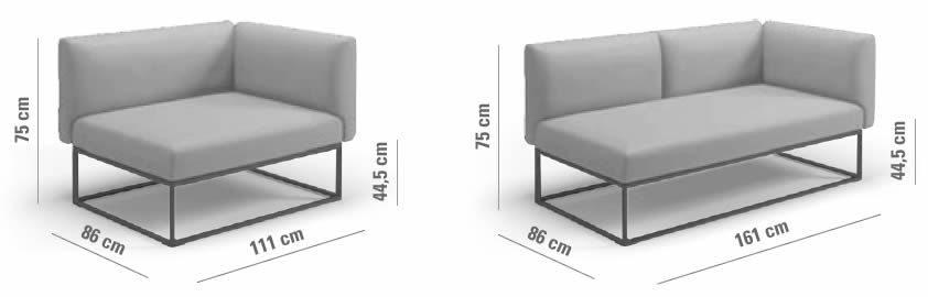 gloster-maya-lounge-end-unit-left-right-abmessungen