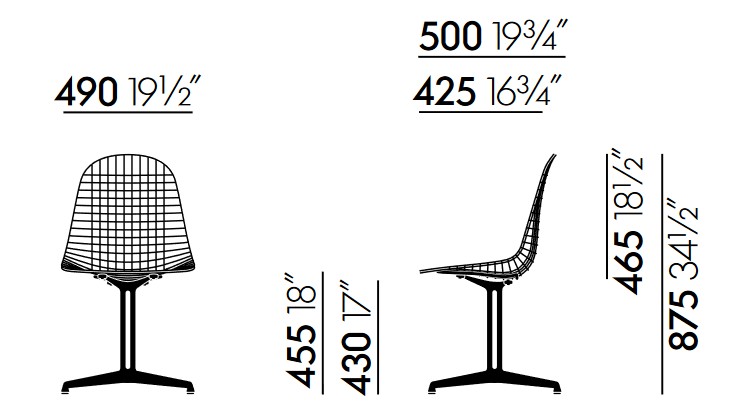 vitra-wire-chair-dkl_abmessungen
