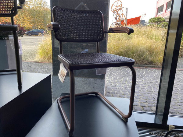 Freischwinger S 64 V Dark Melange Chestnut Herkner Edition Ausstellungsstück