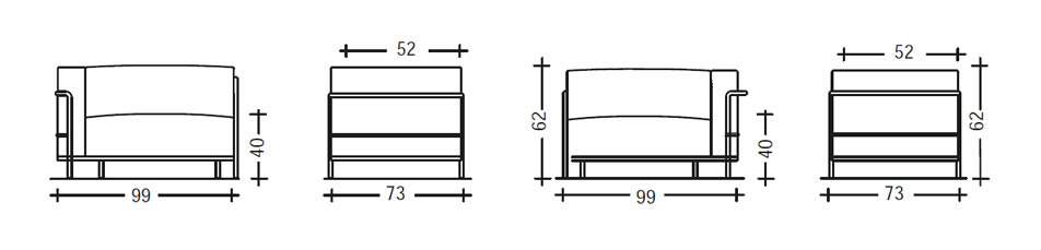 cassina-lc3-sessel-abmessungen