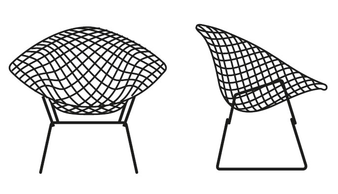 knoll-international-bertoia-diamond-chair-grafik